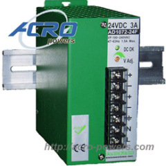 Lead-Acid Battery Charger, 72W, Single Output, 3-stage Control