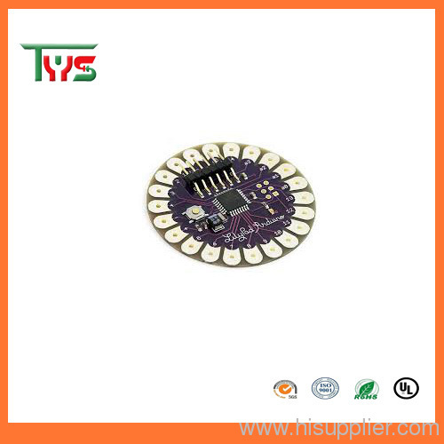 round double-sided pcb board