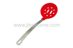 Noddles silicone scoop slotted spoon