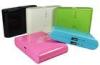 Blue / Green Portable Double USB Power Bank for Ipod / Ipad / Itouch