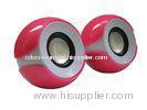 Portable Music Wireless Cell Phone Speakers Colorful , Mini Ball Speaker