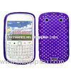 Purple Cell Phone Protective Cases For Blackberry With Mini Dot