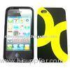 Black / Yellow Toughness Cell Phone Protective Cases For Apple iPhone