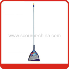 Fixed steel handle Plastic Dustpan set with Broom