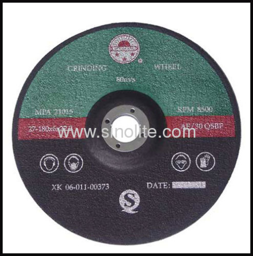 Grinding wheel for stainless steel A24R resin-bonded reinforced abrasives