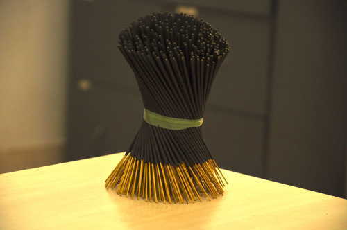 Black charcoal incense sticks