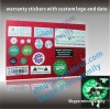 Custom One Time Use Security Stickers,Frangible Warranty Labels,Warranty VOID If Seal Is Damaged Stickers