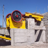 Jaw crusher material grinding