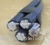 High voltage low price ABC quadruplex overhead cable 3*4AWG+1*4AWG