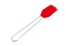 Stainless steel handled silicone grip brush