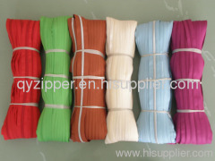 fancy color long chain nylon zipper easy for bags and garment