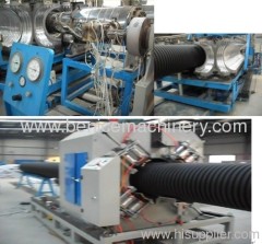 PE Double-Wall Corrugated Pipe Production Line