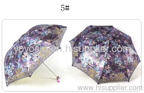 3 folding super UV anti umbrella