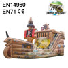 Outdoor Rent Inflatable Pirate Ship Bounce House