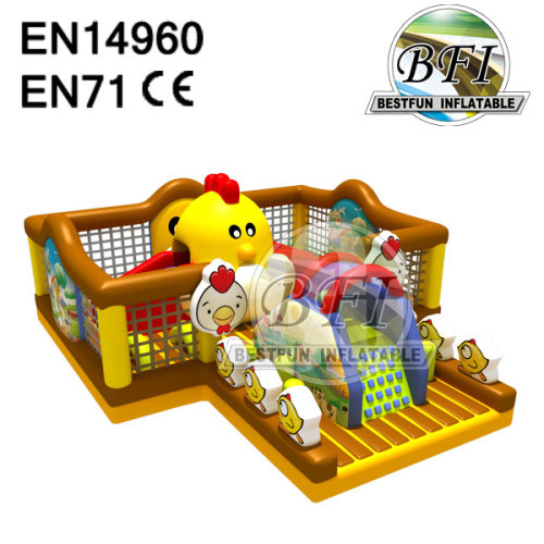 Hen With Chicken Funny Inflatable Bouncer