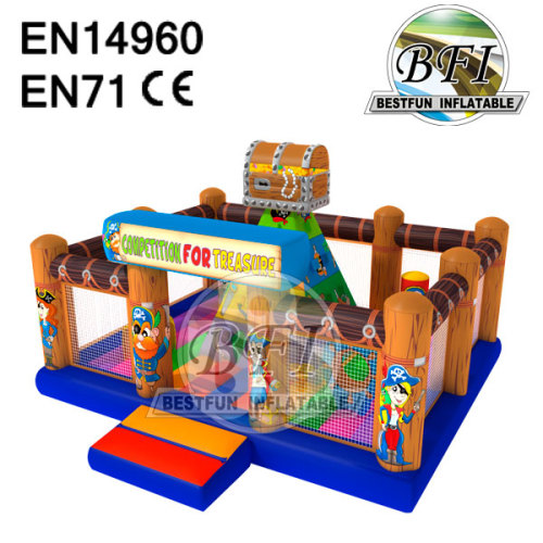 Competition Of Treasure Commercial Inflatable Castle