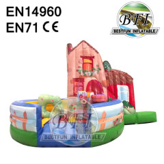 Toddler Funland Inflatable Moonwalk Castle