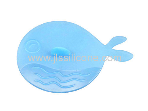 fish shaped kitchen tool silicone cup lid