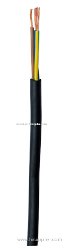 300/500V H05RR-F rubber insulated cable