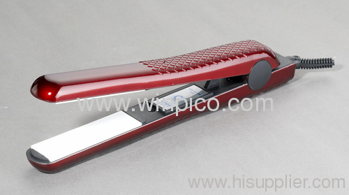 90W PTC Heater Red Professional Ceramic Hair straightener