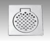 Square Stainless Steel Floor Drain Cover with Clean Out 6 Inch