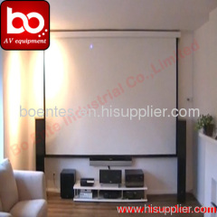 100 Inch Projection Motoried Screen with remote control/Electric screen