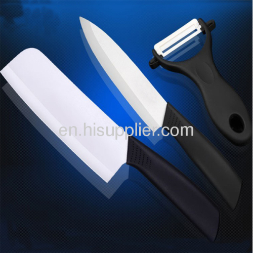 easy packing ceramic fruit knife with ABS handle