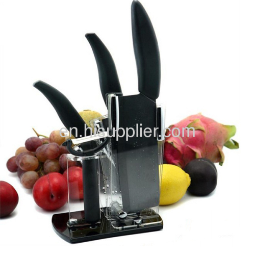 Anti-corrosion ceramic kitchenknife with peeler