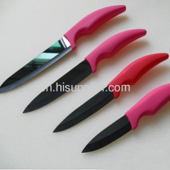 black blade Ceramic utility kitchen knife