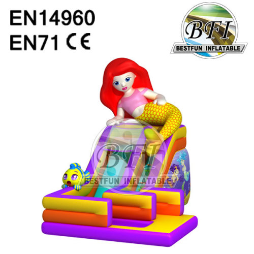 Girl Small Cruve Inflatable Mermaid Slide