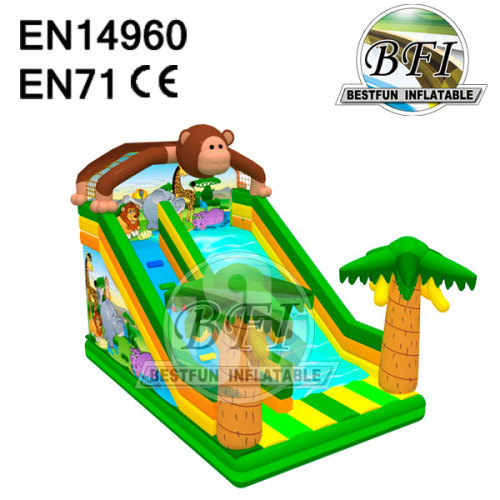 Animal World Inflatable Animal Slide