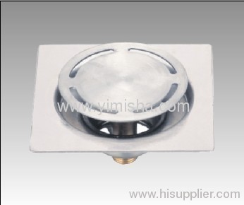 Stainless Steel Polished Pop-up Floor Drain 4 Inch