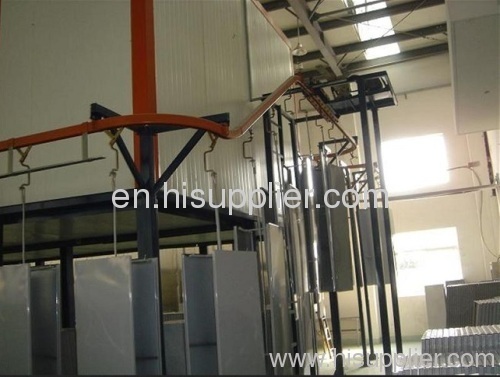 powder coating plant for refrigerator