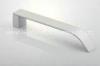 White Aluminum Wardrobe Pull Handles Brushed With Chrome