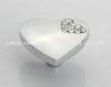 LOVE / Diamond Square Crystal Handles , Decorative Handles