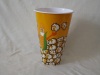 Square bottom Plastic Popcorn Cup