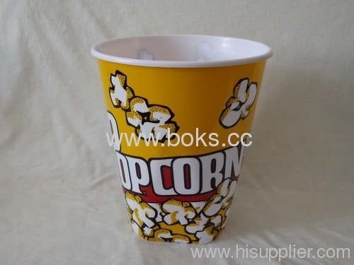 durable Square bottom Plastic Popcorn Cup