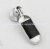 Zinc Alloy BSN Finished Black Furniture Handles , Decorative Handles