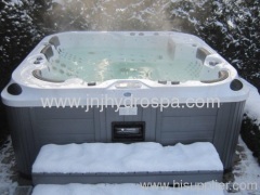 outdoor massage hot tub