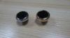 Modern Black Round Kitchen Cupboard Knobs With Chrome Plated