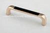 U shaped Black Furniture Handles , Zinc Alloy Handles For Cabinet