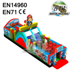 Rescue Operations Inflatable Kids Outdoor Obstacle Course