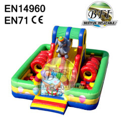 Happy Circus Inflatable Obstacle Course Bounce House