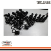 Tubeless Metal Clamp-in Valves MS525AL Black