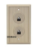 flush plate for 2 telephone jacks