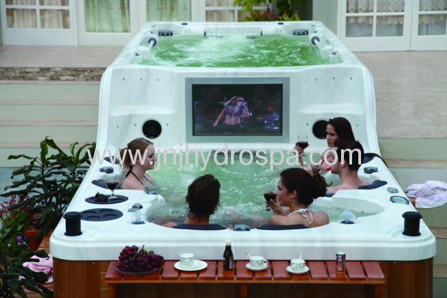 different level swim spa with TV from China manufacturer - Guangzhou J ...