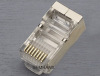 8P8C modular plug, shielded, CAT6