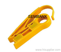 coaxial cable stripper yellow