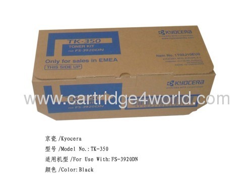 To assure years of trouble-free service Cheap Recycling Kyocera TK-350 toner kit toner cartridges