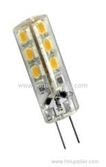 Silicon G4 1.5W 100LM LED CAPSULE BULB G4 Pin 3014 warm white